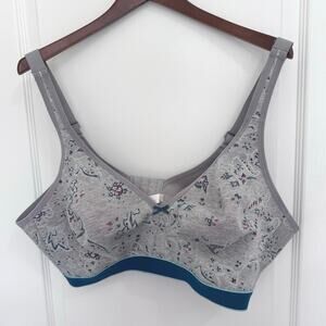 Cacique Women’s 48D Bra Unlined Full Coverage Wireless Adjustable Straps